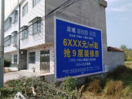  延长墙体广告质量分析