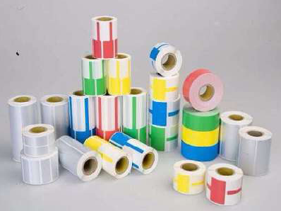  延长关于不干胶材料。