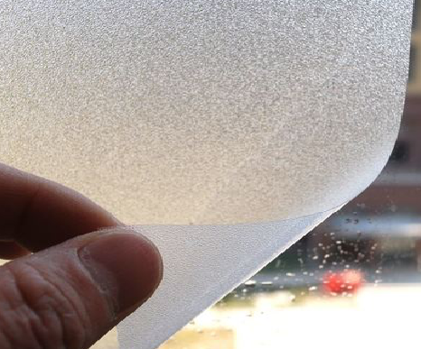  延长玻璃门外面粘广告用什么材料好？