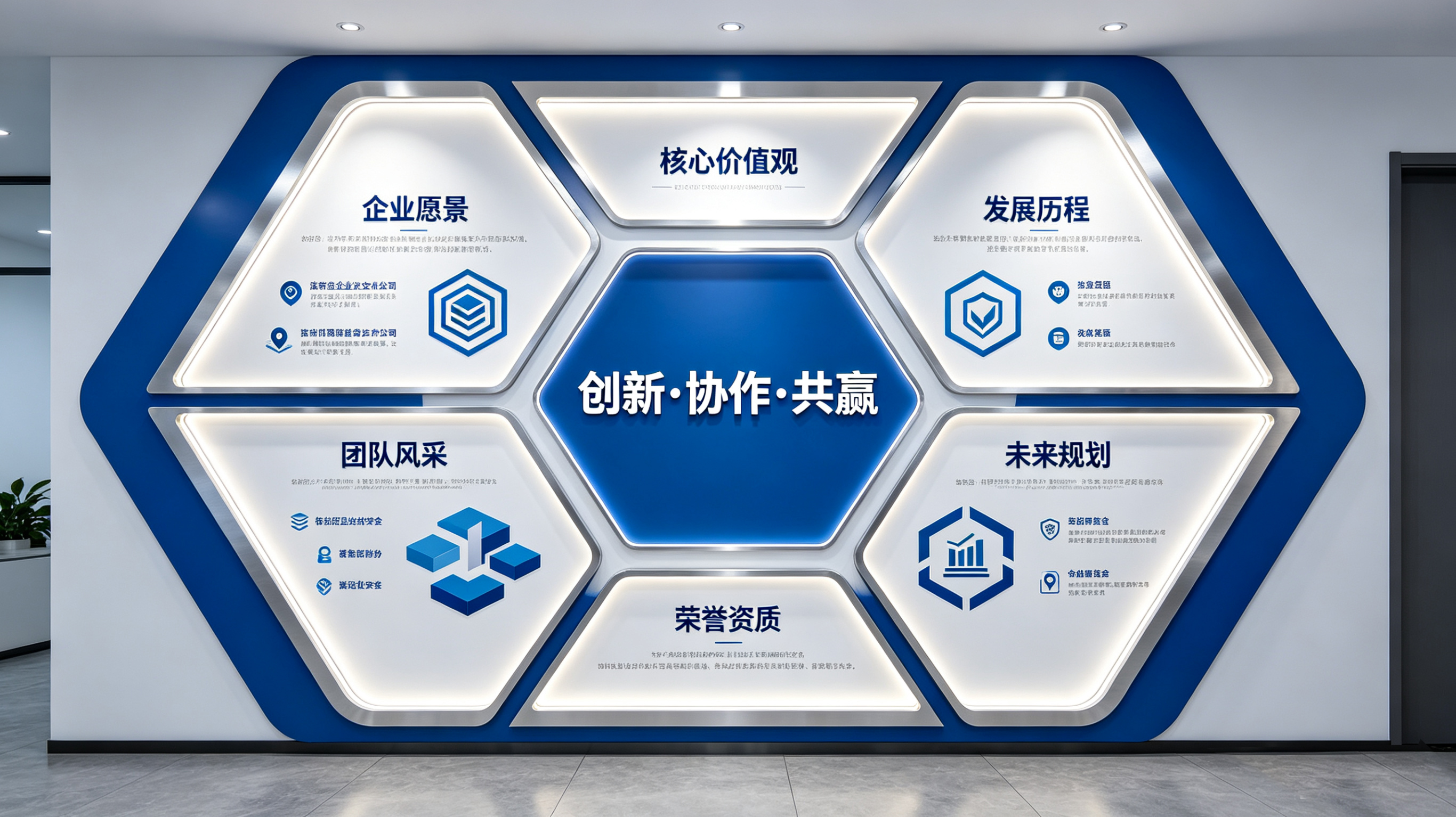  延长企业文化墙六边形避坑指南（新手常犯5个错误）